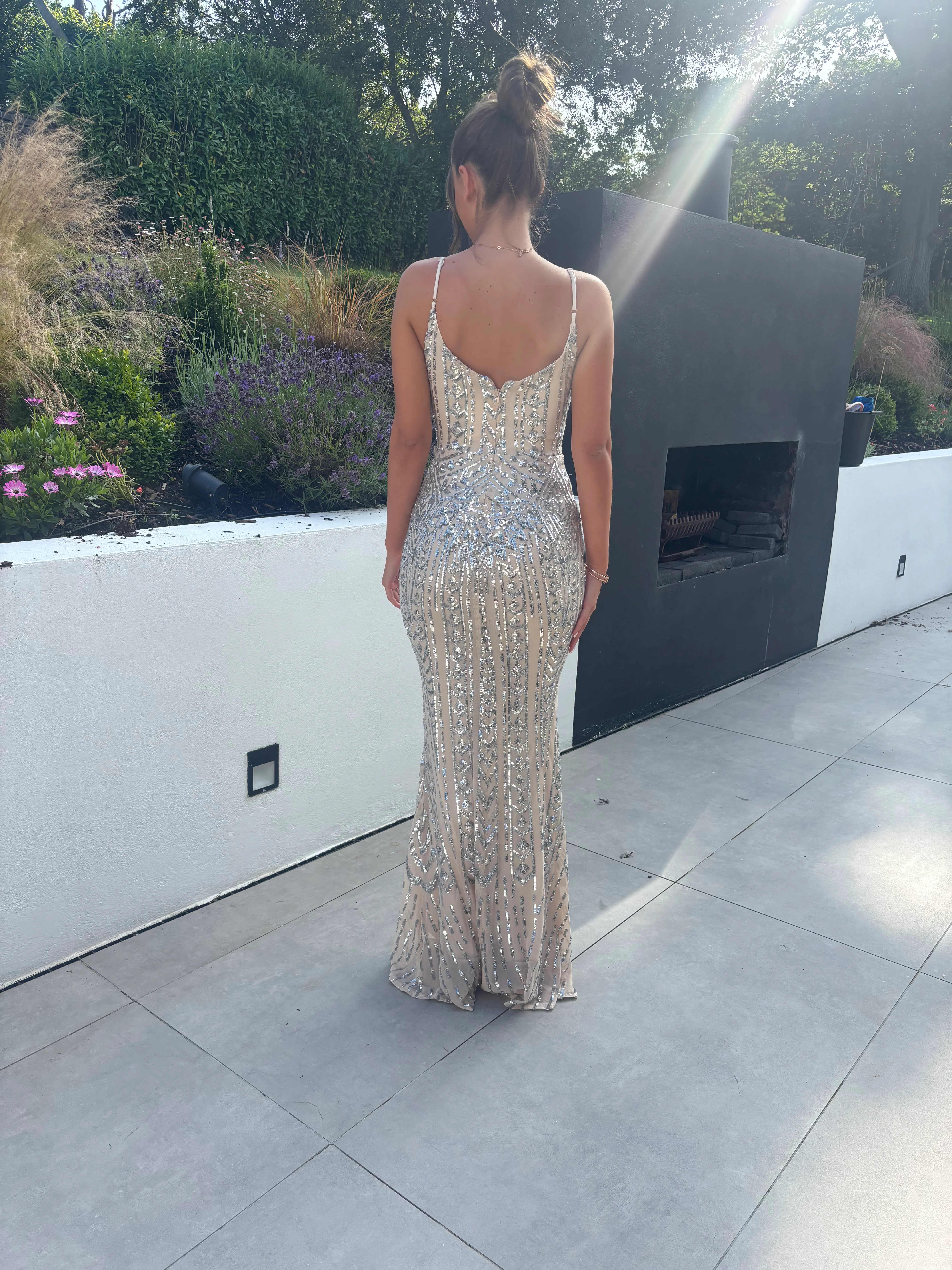 AVA SEQUIN DRESS GOLD - Image 2