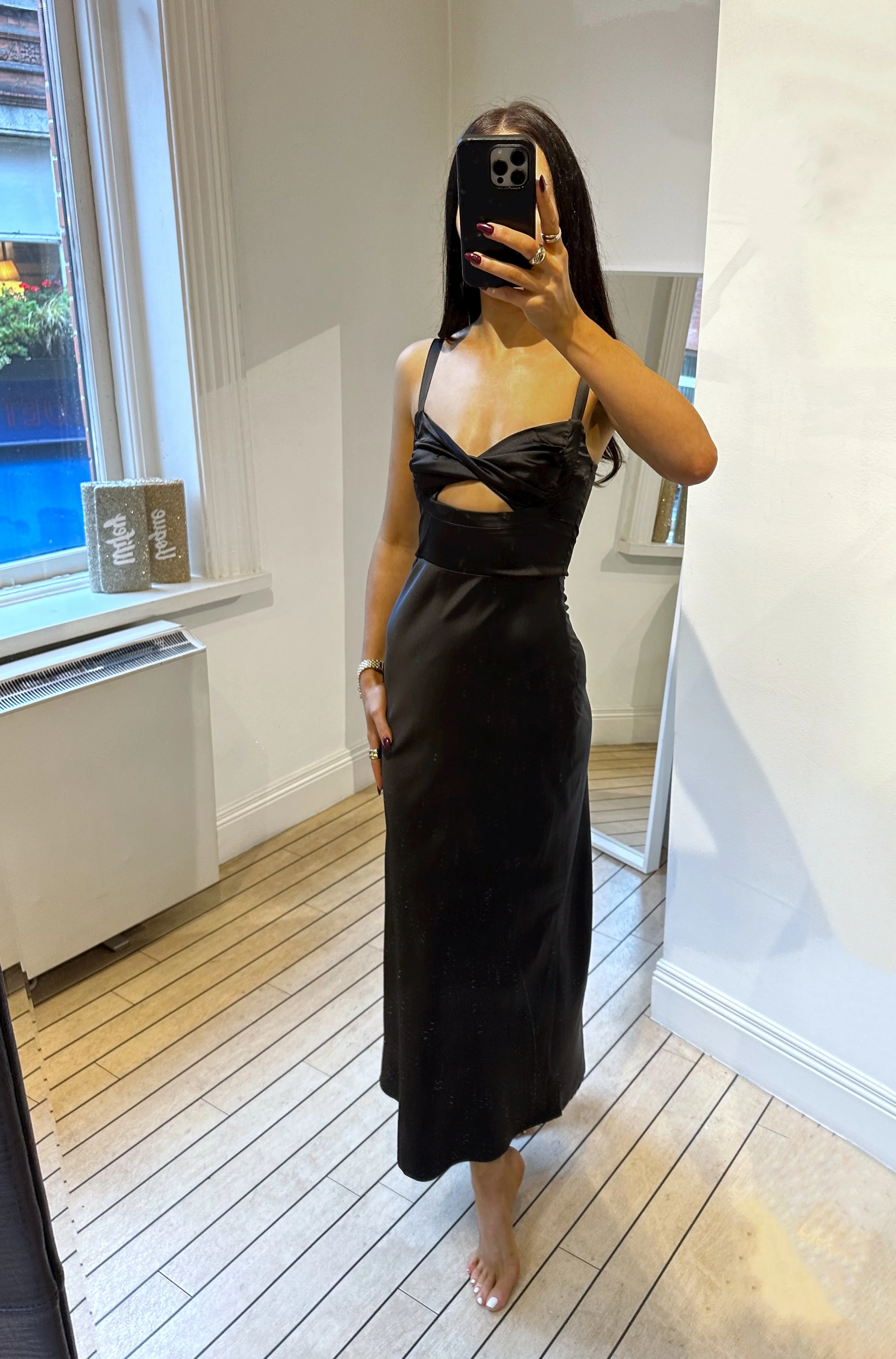 KELSI DRESS BLACK - Image 2