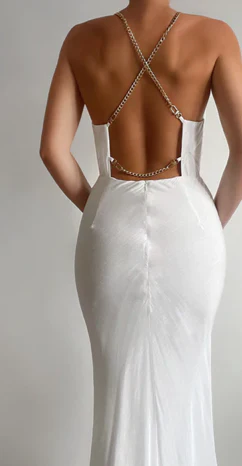 KHALEESI DRESS WHITE - Image 2