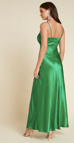 LEAH MAXI DRESS EMERALD - Image 2