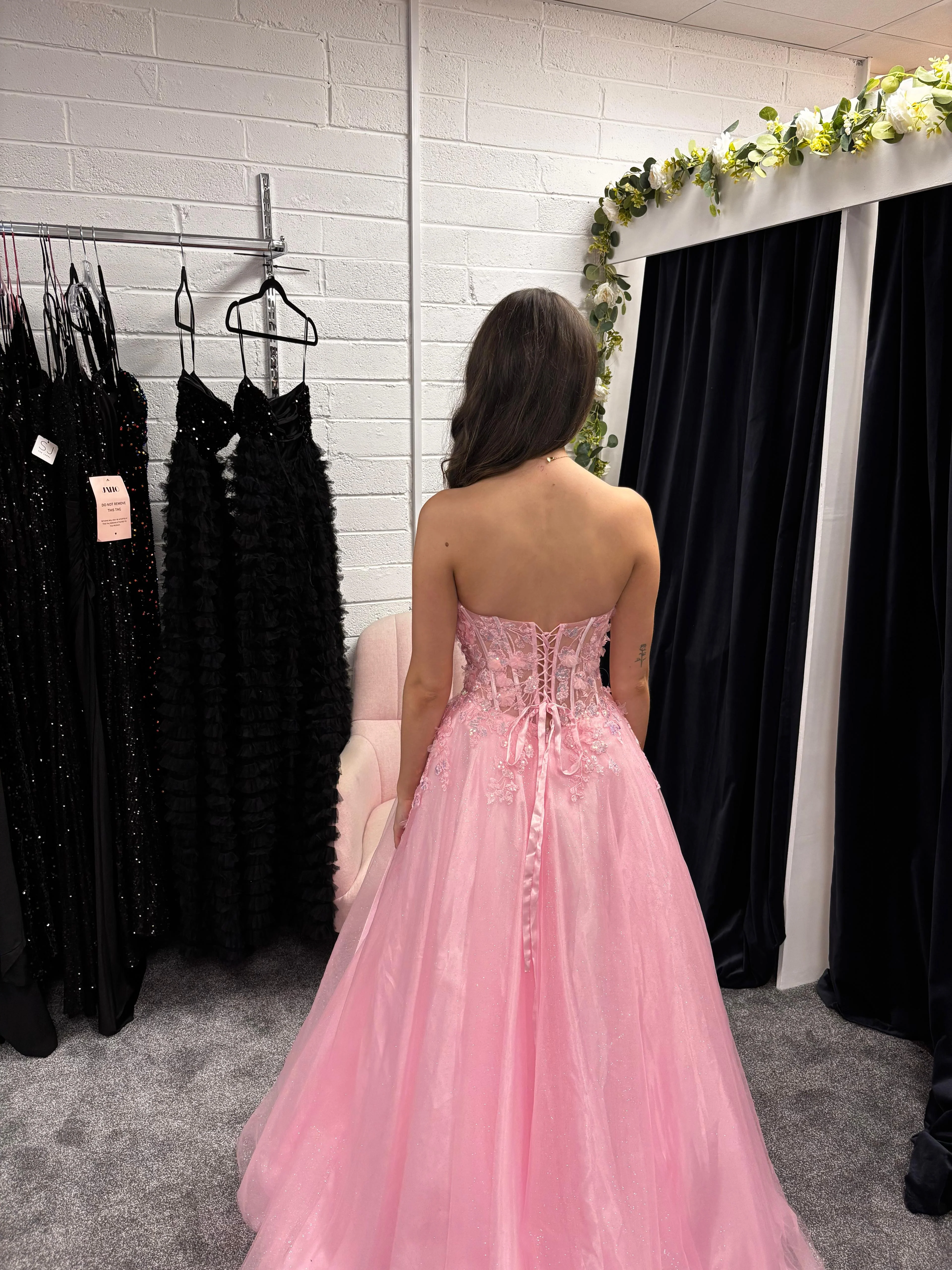 PRINCESS GOWN PINK FLORAL - Image 2